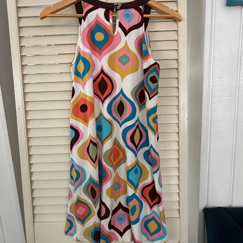 JM Collection Multicolor Geometric Mini Dress - Picture 5 of 7